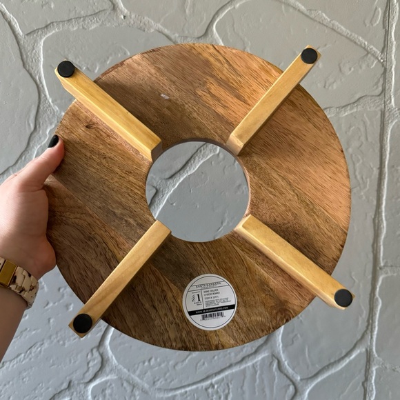 Santa Barbara Design Studio Wine Holder Cheeseboard New - Picture 7 of 9